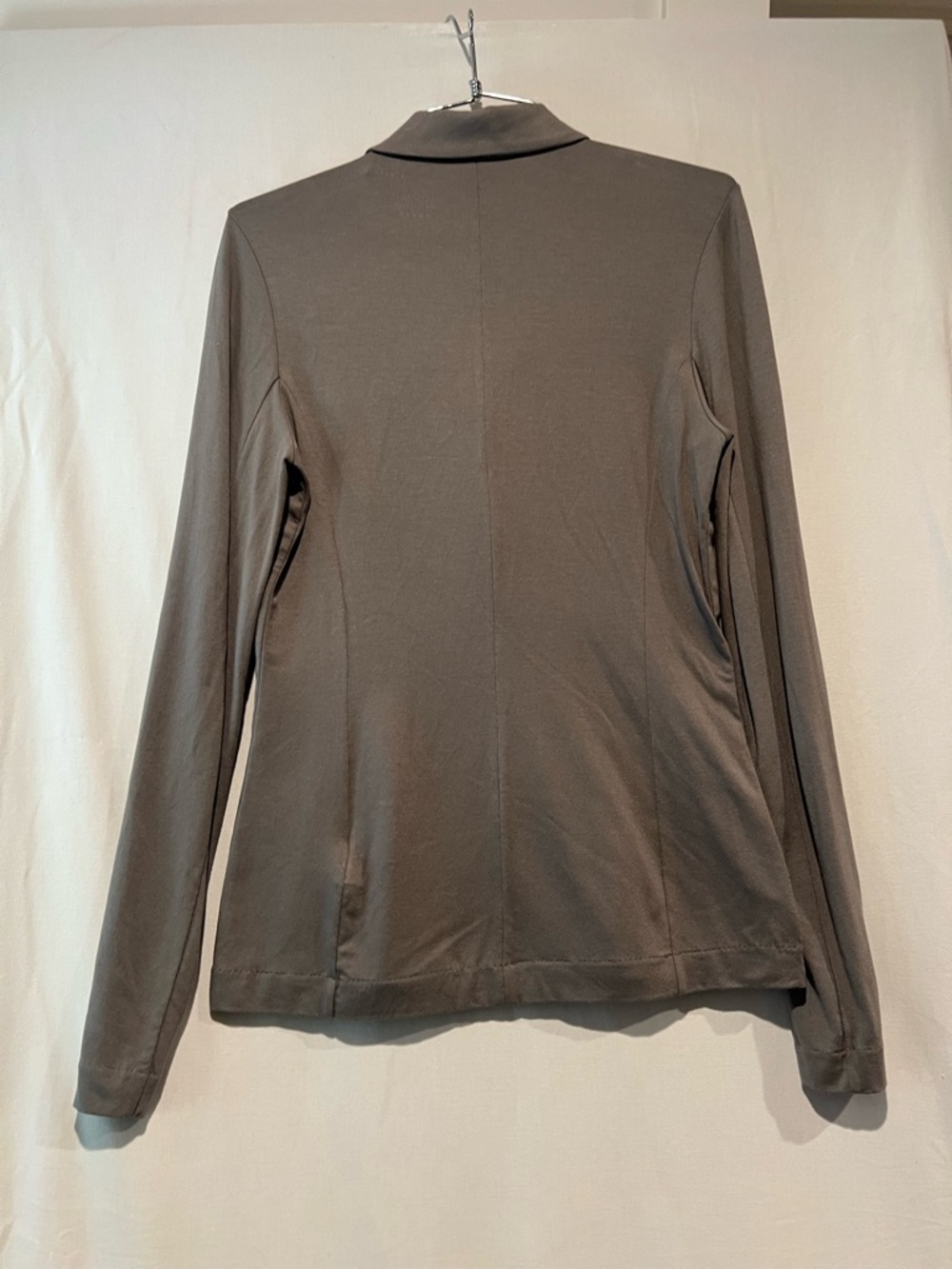 Majestic Filatures Soft Touch Knit Blazer Gray Stretch 2 Button Jacket 1 NWT S - Picture 10 of 10